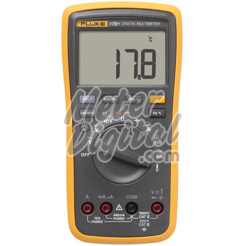 Multimètre Numérique Fluke 17B+ – Mesure Tension AC/DC, Courant, Résistance, Température – CAT III 600V – Pour Bricoleurs Et Pros - 9